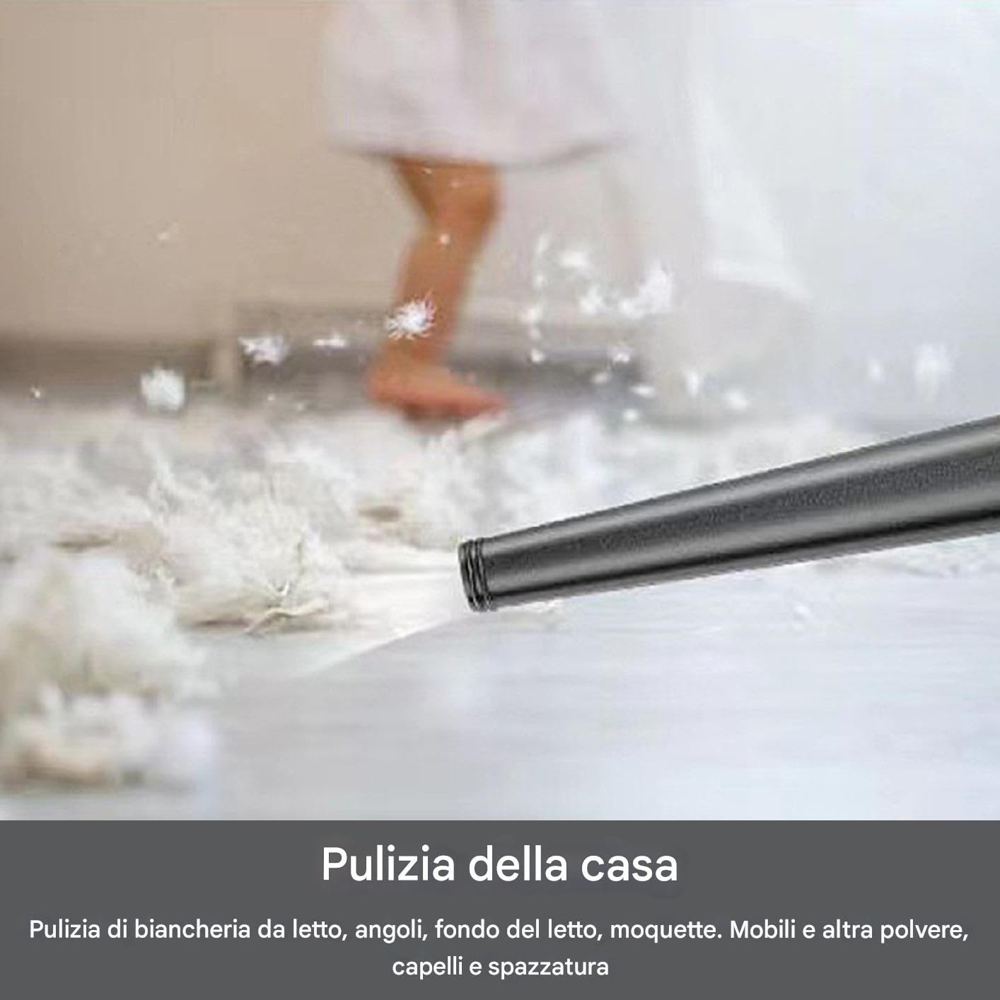 Sopladora de Hojas Inalámbrica Eléctrica Portátil Potente | Limpiadora para Jardín Sopladora de Hojas Portátil para Patio Exterior Terraza Césped Hogar Coche Taller