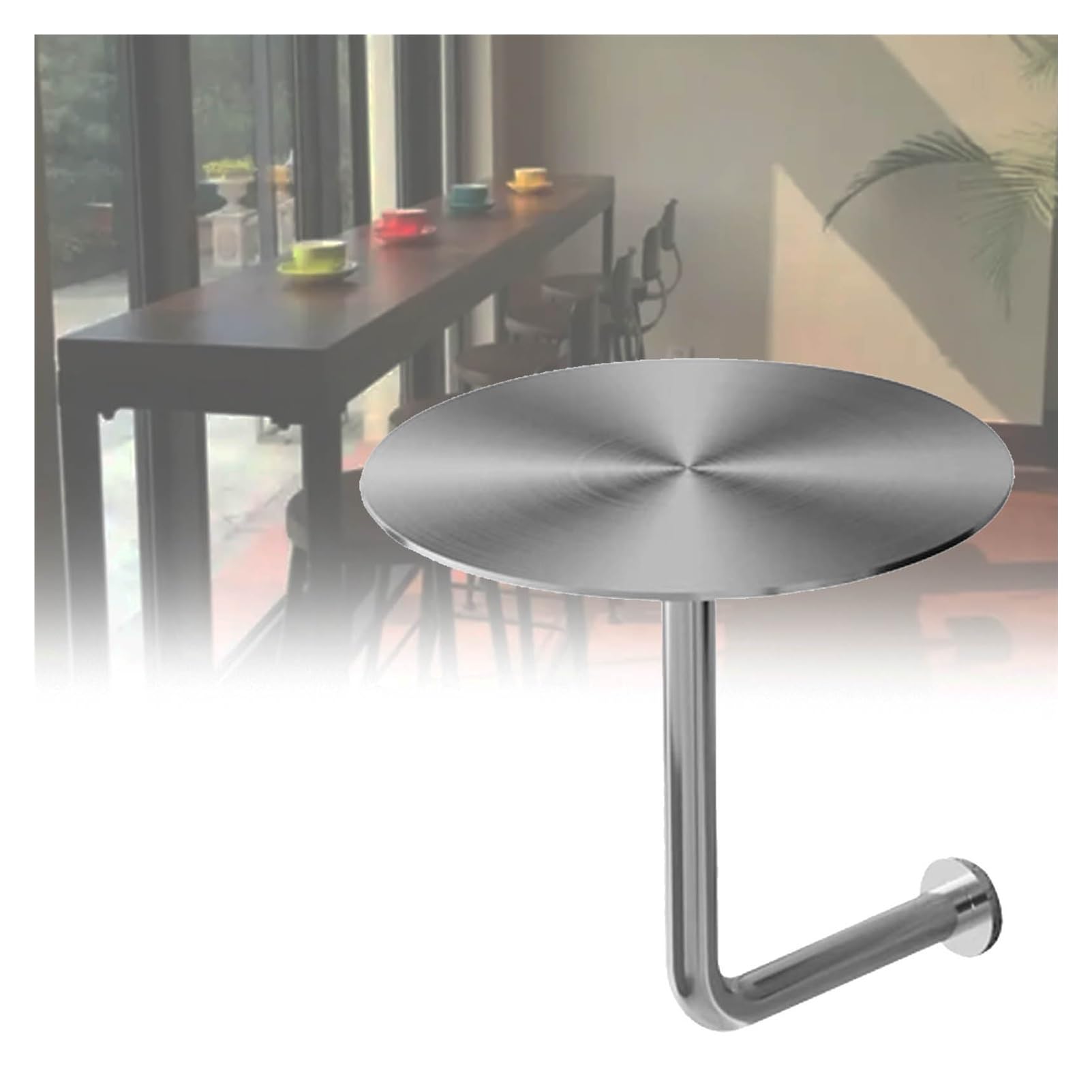 Table basse bistrot ronde 30x45 terrasse bar domicile