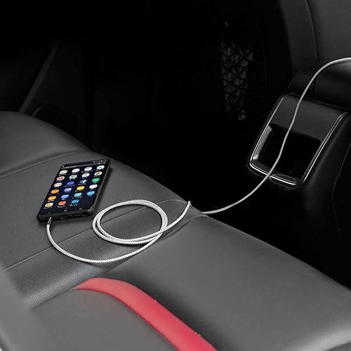 Miniatura 47 de CableCreation Cable auxiliar largo (20 pies/19.7 ft), cable de audio de 0.138 in macho a macho, cable auxiliar trenzado de alta fidelidad de 1/8