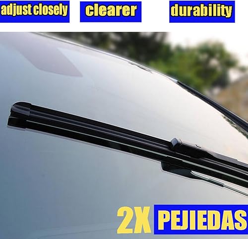 Miniatura 3 de Limpiaparabrisas delantero, para Mercedes-Benz C300 2015-2021C43 AMG 2017-2022GLC 300 2016-2021, estilo original (22 + 22 pulgadas, limpiaparabrisas