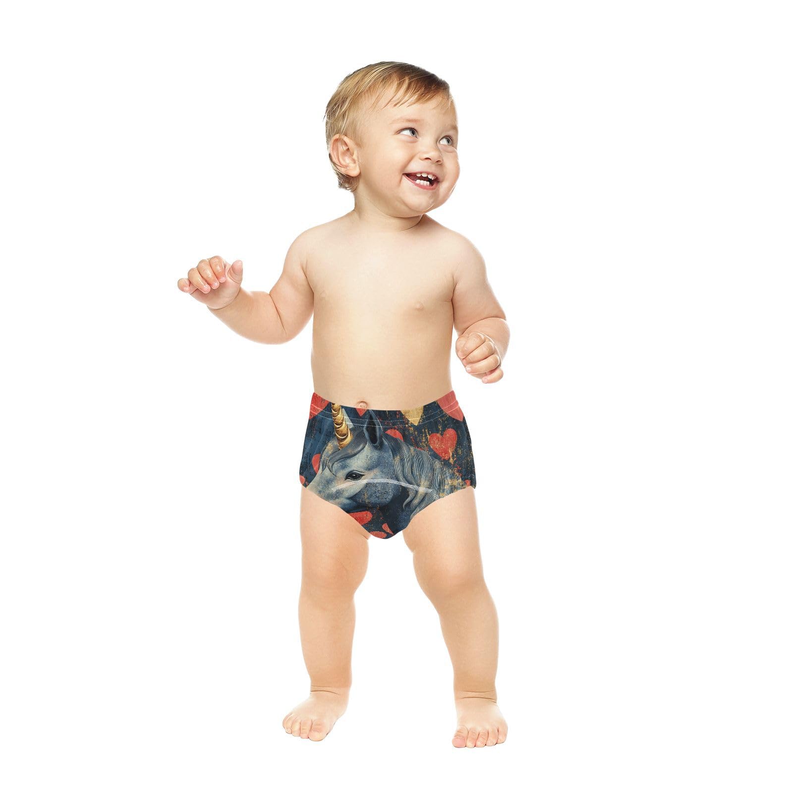 Coikll Love Horse Toddler Training Underwear Waterproof Baby Pee Pants -5T