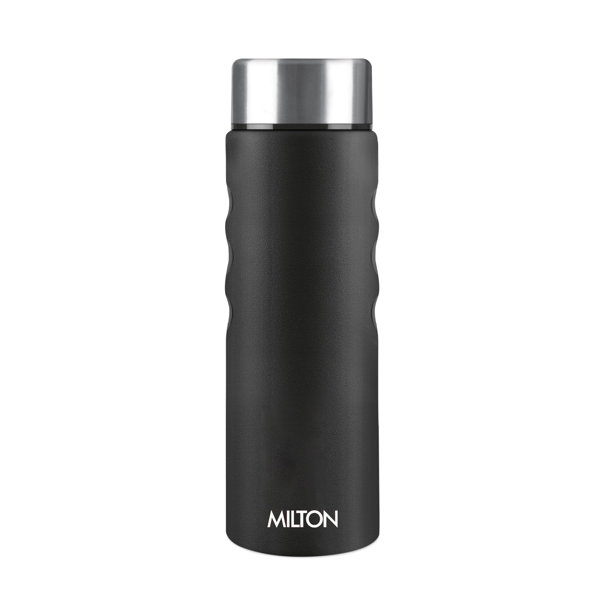 MILTON Stream 750 Stainless Steel Water Bottle 760 ml, Single Walled, ISI Certified I Leak Proof Lid, Rust Proof I For School, Office, Gym I Black-image-42