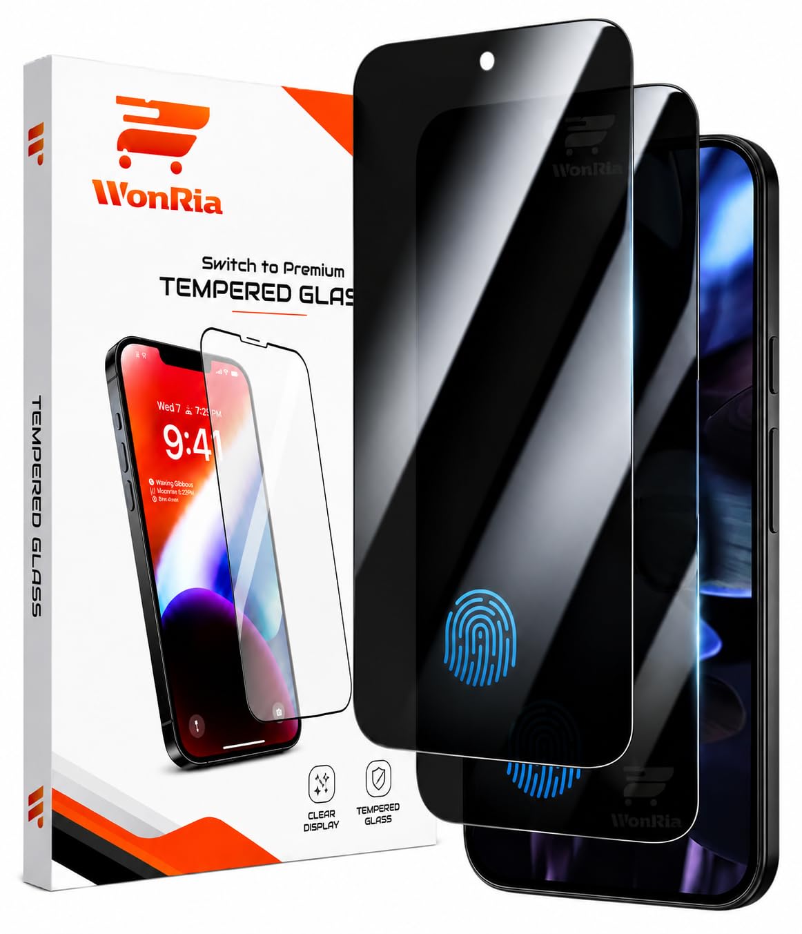 Pixel 9A/10A Privacy Screen Guard - Anti-Spy Protection -9