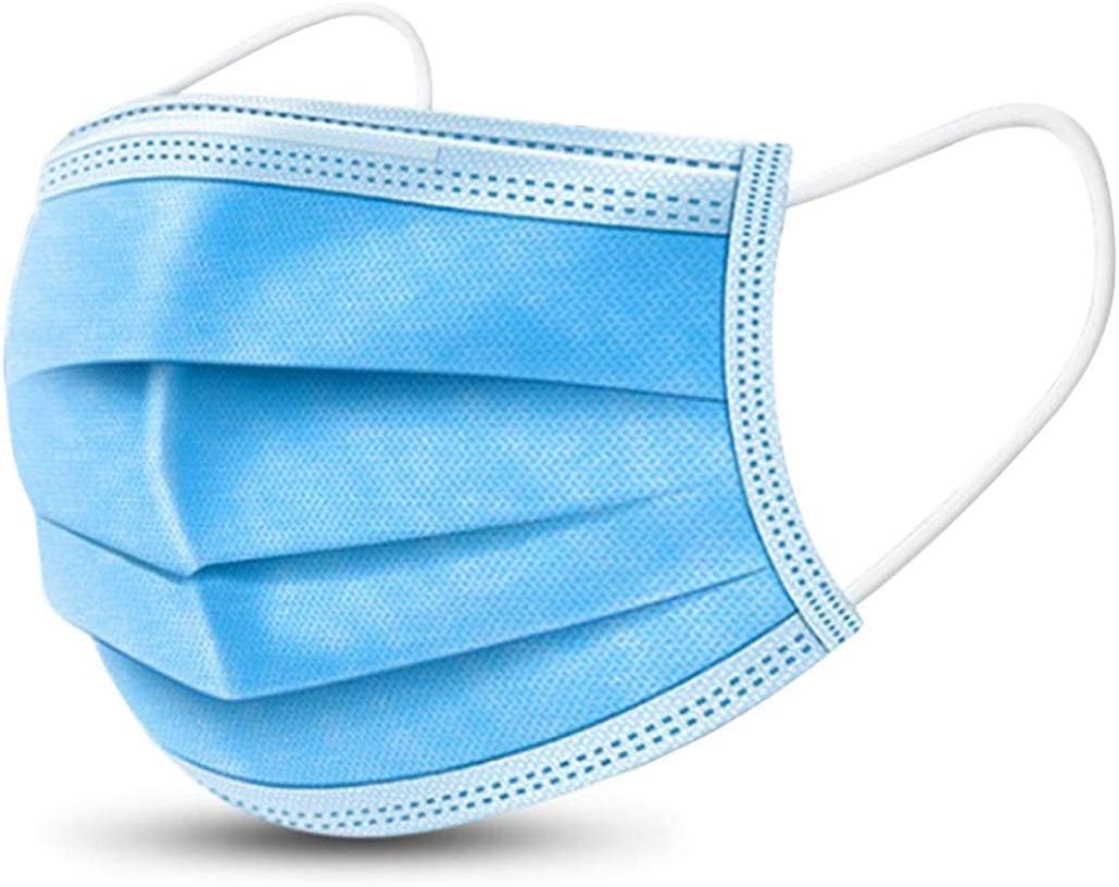 20 Pcs Professional Disposable Face Masks Medical Mouth Cover 3 Layer Protect 100% Cotton, Reusable or Disposable