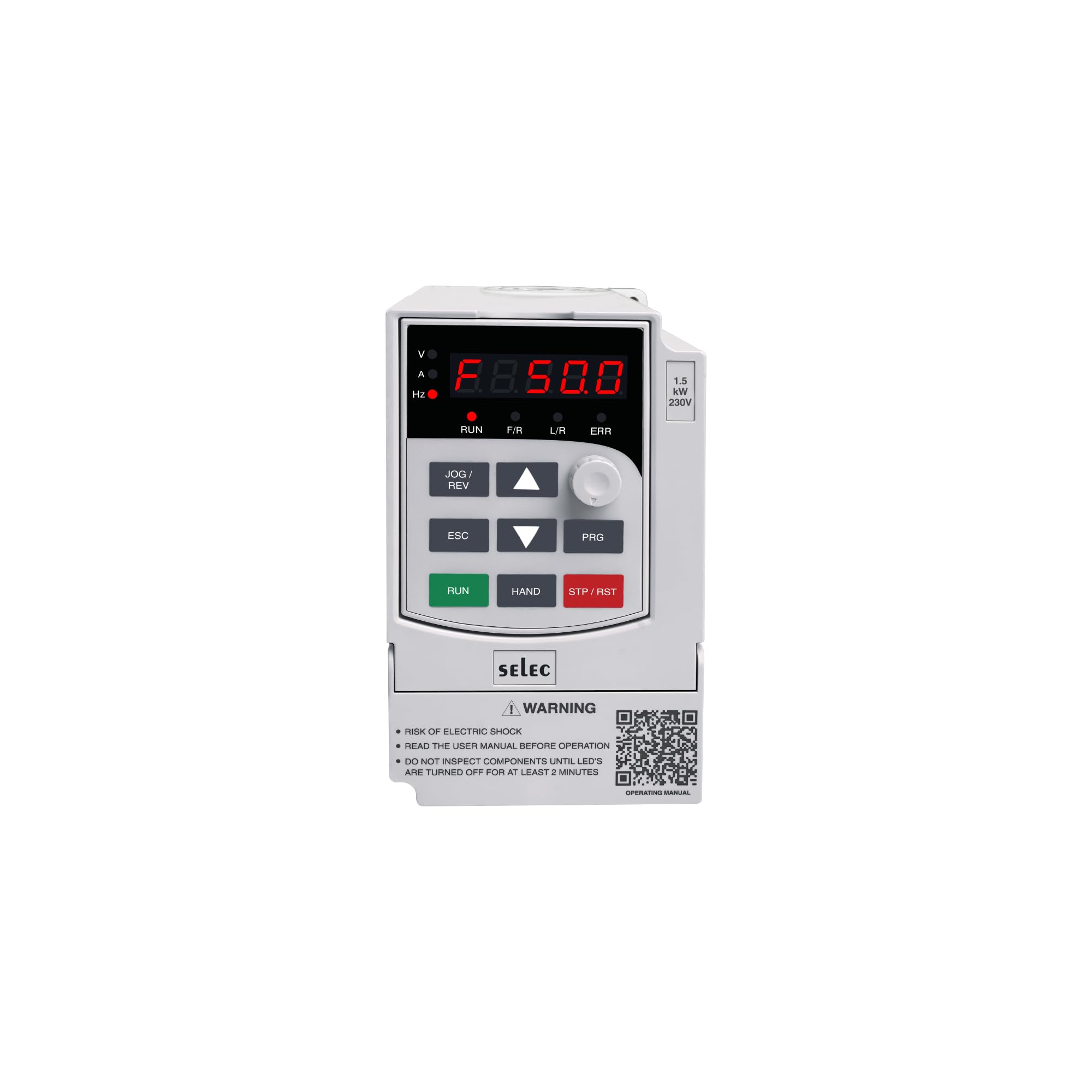 VFD-S-1-020-230V, 1 Phase 230V AC INPUT, 3 Phase 0 to 230V AC OUTPUT, 2 HP/1.5 kW, 7A