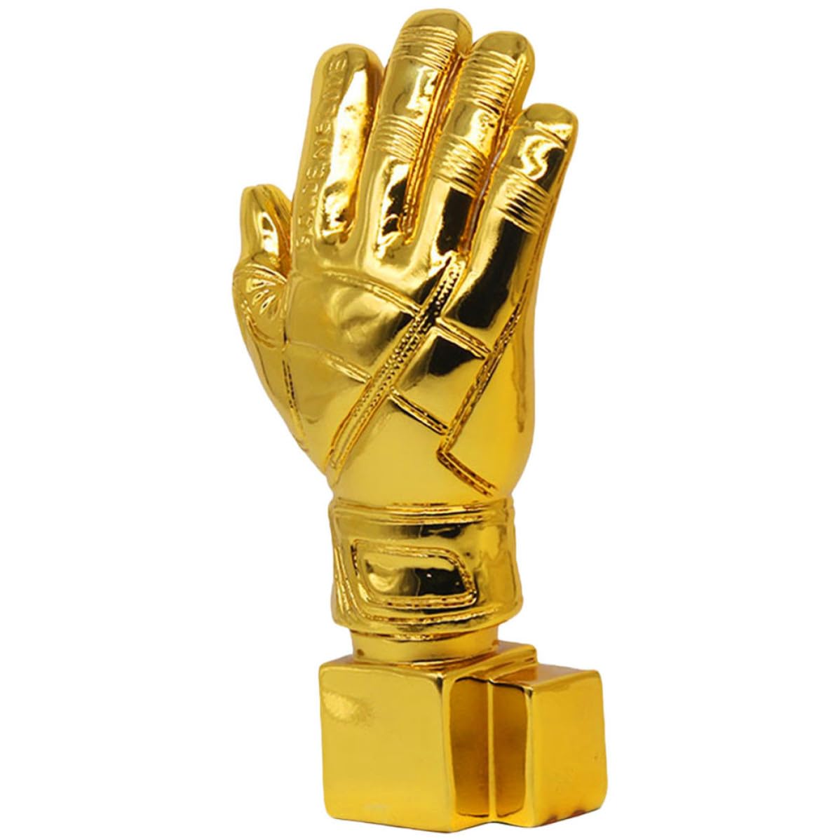 Premio Decorativo Guanto Portiere da Calcio Resistente in ABS Oro