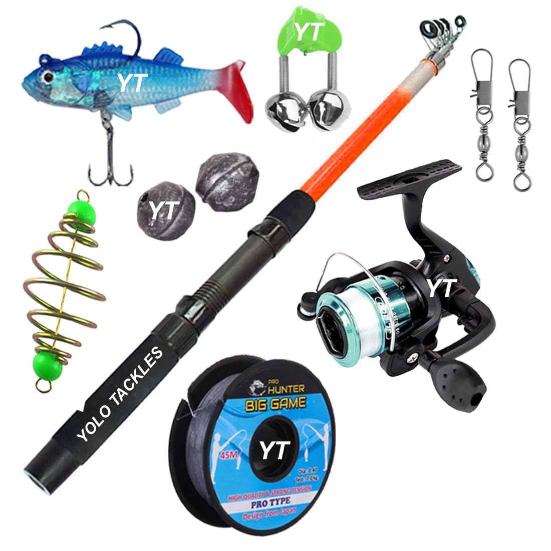 8FT Fishing Set Rod Reel Combo : Amazon.in: Sports, Fitness & Outdoors 8FT Fishing Set Rod Reel Combo : Amazon.in: Sports, Fitness & Outdoors