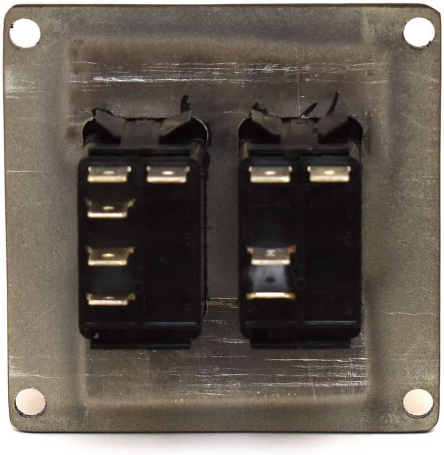 Stingray Boat Switch Panel 240-07206-P | Horn Windlass Black Aluminum