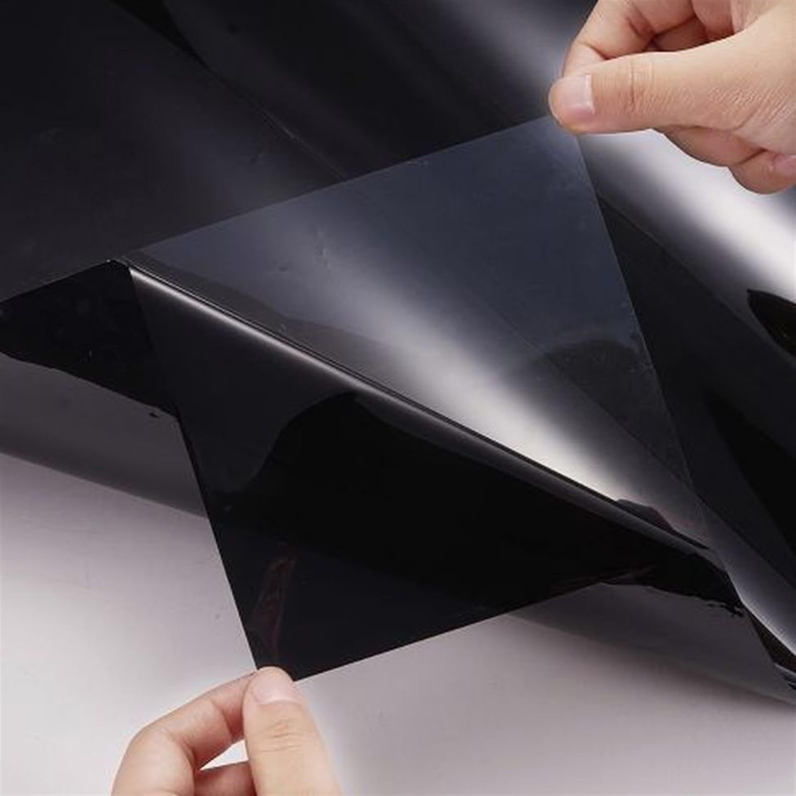 Auto Schutz Carbon Folie, Schwarzes Tönungsfolien-Set Uso apto para Autofenster, 75 cm x 6 m, Uso apto para Sommer, Auto, Zuhause, Fenster, Glas, Solar-UV-Schutz, Aufkleberfolien, 1, 5, 15, 25, 35, 50
