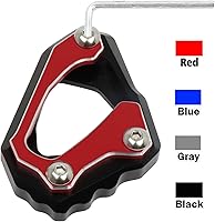 Vista 3 de KAnduo Placa de soporte lateral de pie CNC para motocicleta, soporte para Yamaha para MT-10 para MT 10 para MT10 para MT10 para FZ-10 FZ10 R1M R1 M