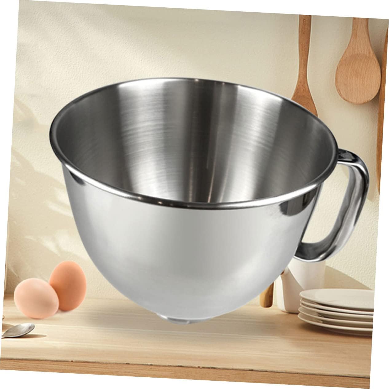 Mixer Bowl Accessory Stainless Steel Replacement Bowl for Versatile for Baking Cooking and Marinating