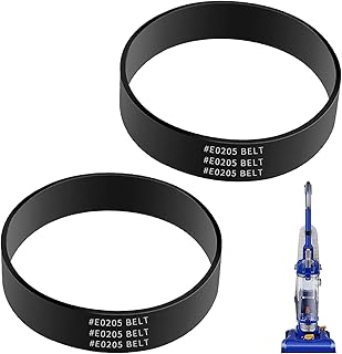 KEEPOW E0205 Vacuum Belts Replacement Fit for Eureka PowerSpeed Bagless Upright Cleaner NEU182b NEU181 NEU180 NEU188a NEU182a NEU192 NEU186 NEU188 NEU190 Series, 2 Pack