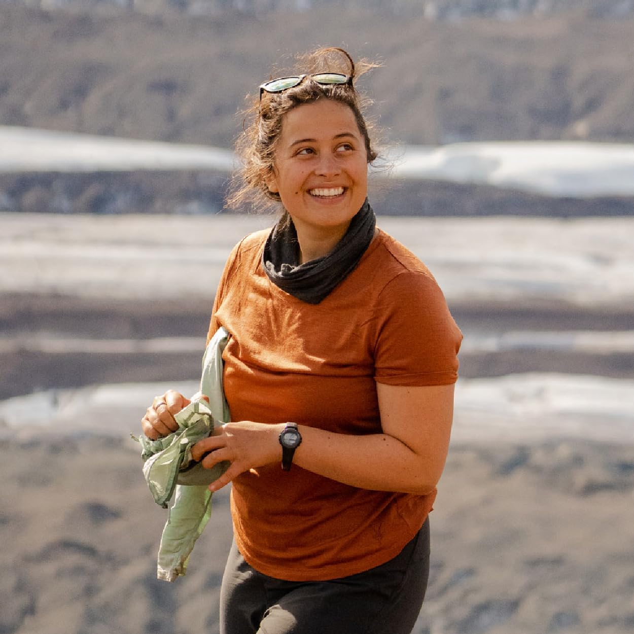 IBEX Merino Wool 24 Hour Short Sleeve Low Crew for Women | Lightweight & Breathable Solid Crew Neck Women's Top - Image 3