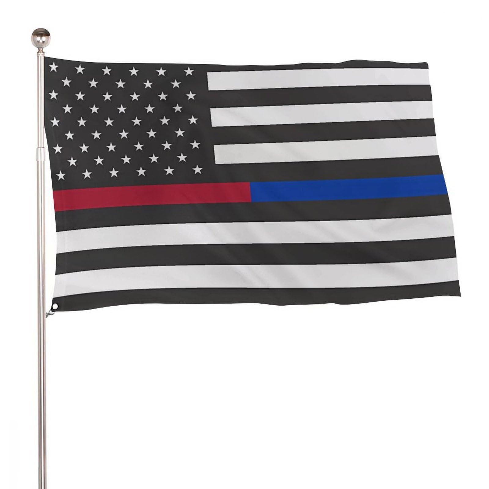 Banderas de recuerdos personalizadas de policía de EE. UU. como obsequio conmemorativo de jardín