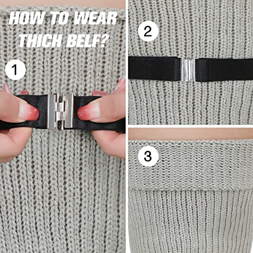 Zando Plus Size Thigh High Socks Extra Long Leg Warmers Over Knee Thick Socks Chunky Knit Thigh High Stockings for Women4