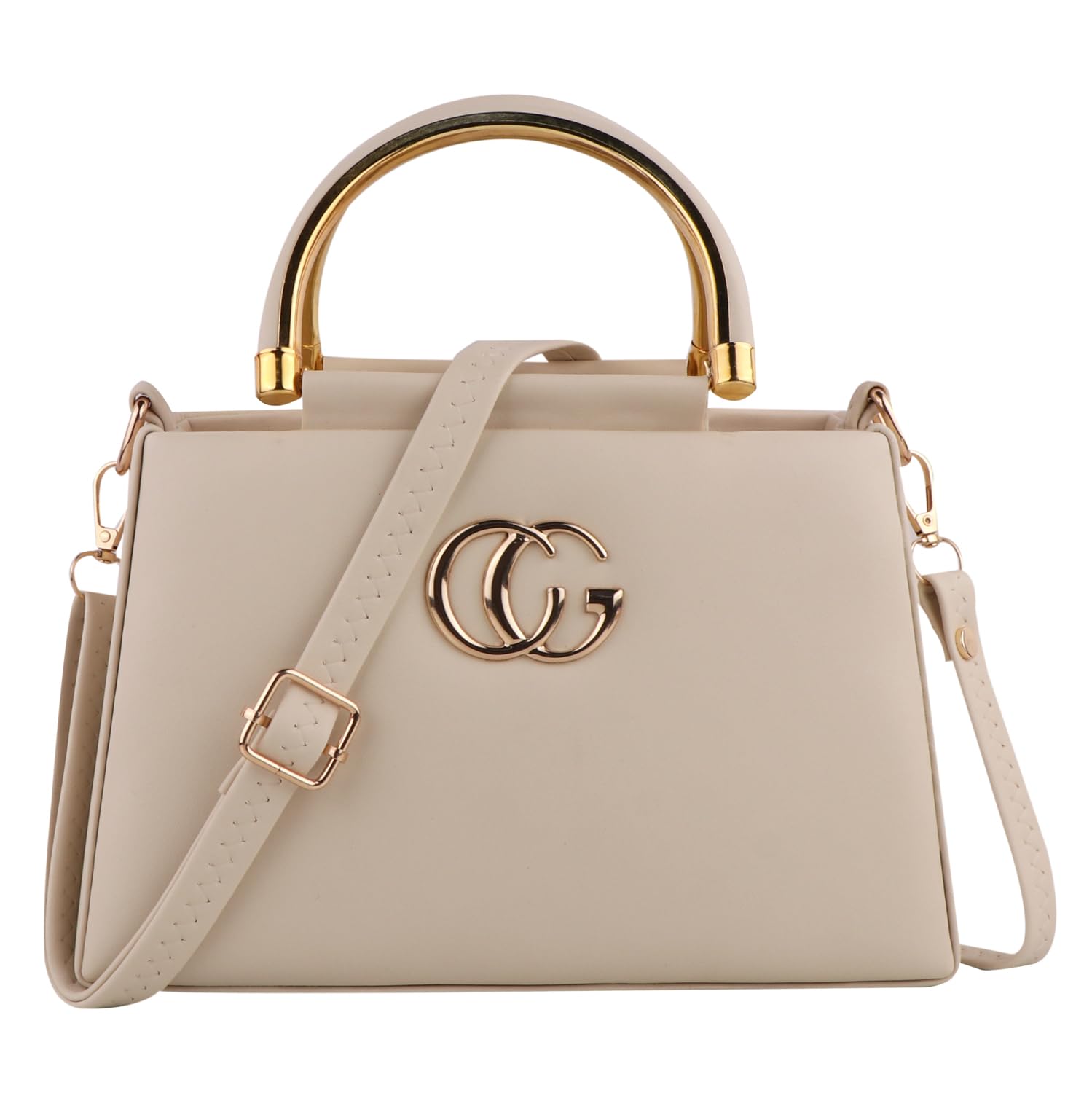 Elegant modern sling bag for women daily use compact shoulder purse stylish crossbody carry accessory Half cream dabba 2-image-40