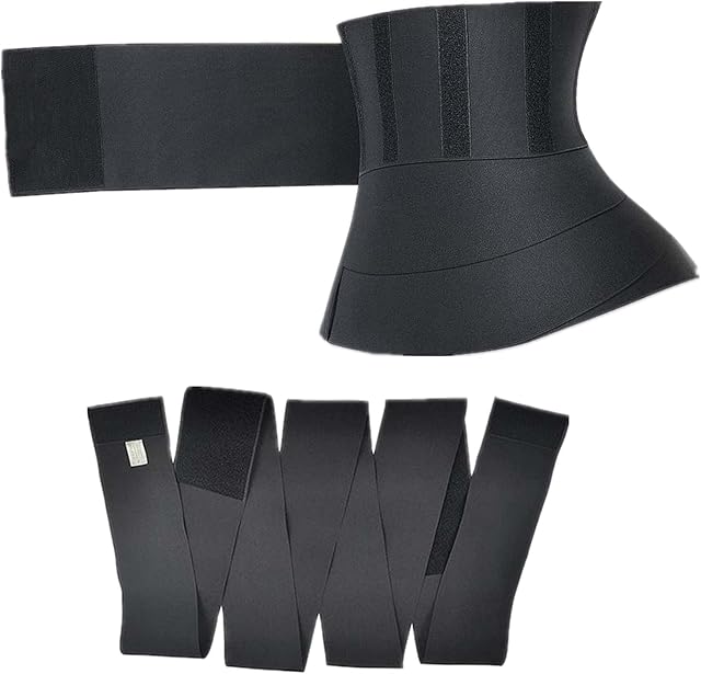 Waist Trainer Women, Waist Cincher Belt Shapewear Body Shaper Sports Girdles Waist Trimmer Postpartum Belly Wrap Adjustable Comfortable Lumbar Waist Support Belt for SlimmingFitness Workout, Unisex
