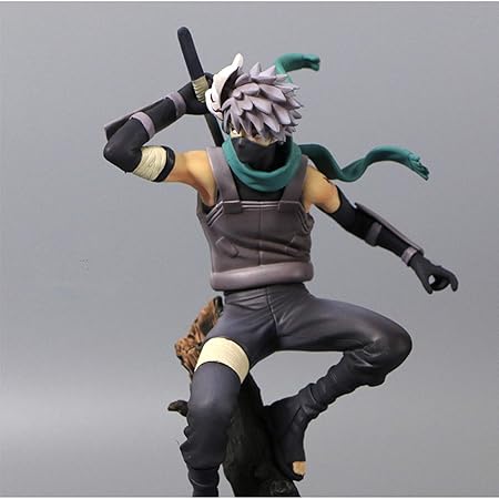 Amazon Co Jp 本物のアニメナルトフィギュアはたけカカシpvcアクションフィギュアダークカカシフィギュア コレクティブルトイ23cmナルトおもちゃ男の子用 ホビー