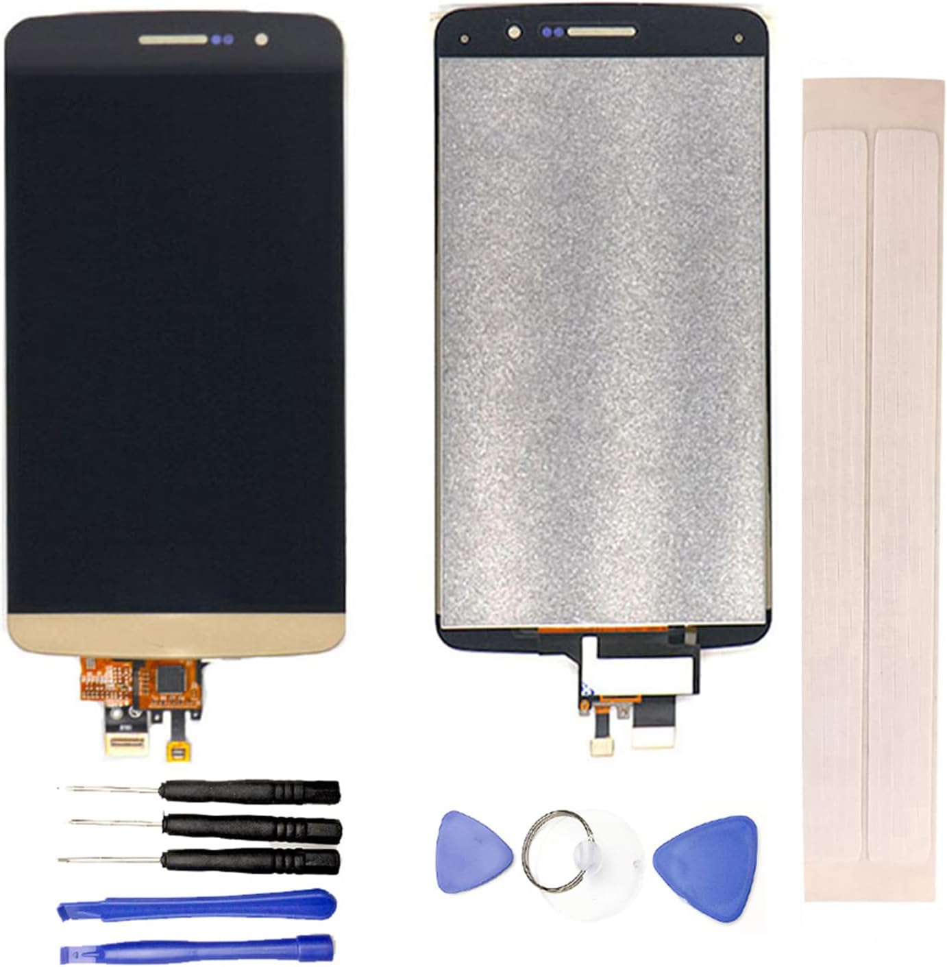 LCD Display & Replacement Touch Screen Digitizer Assembly with Free Tools for L-G Zone X180 for Ray X190 Gold
