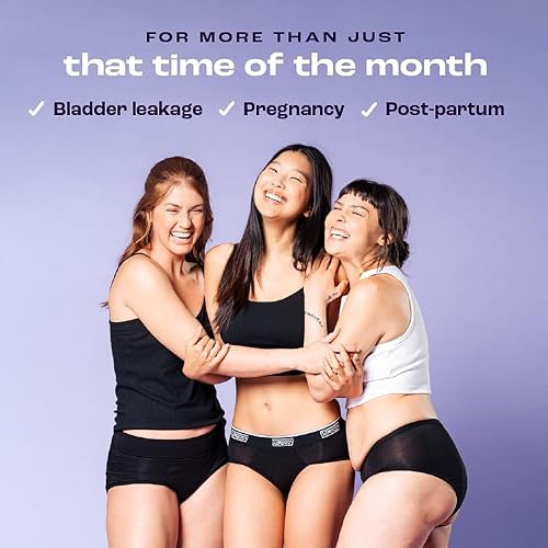 Miniatura 6 de Bambody Absorbent Panties, Period Underwear for Women and Teens - All-Day Long - Overnight Protection- Postpartum, Leakproof