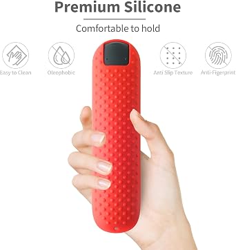 Silicone Remote Cover Compatible with Xumo RC-PR3 Smart Voice Streaming Control, Protective Case for Xumo Stream Box 4K, Spectrum 4K Stream Box (Glow Green)