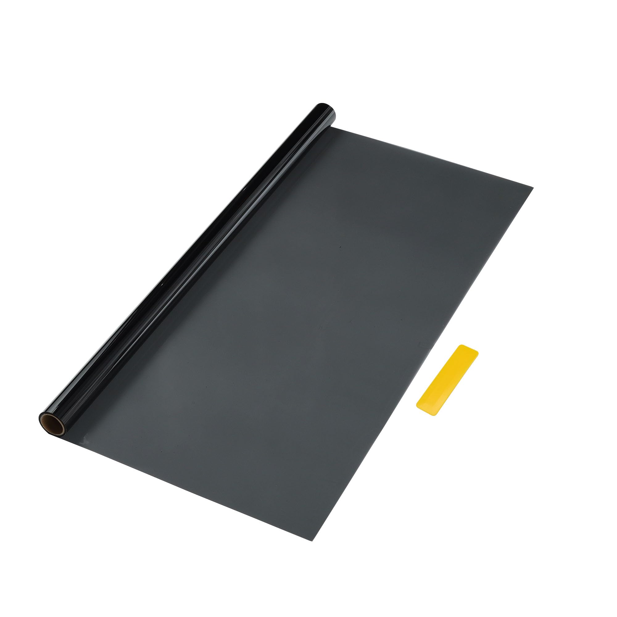 Film teinté carbone voiture noir 4,5m x 75cm VLT 34% IRR 45% UVR 93%
