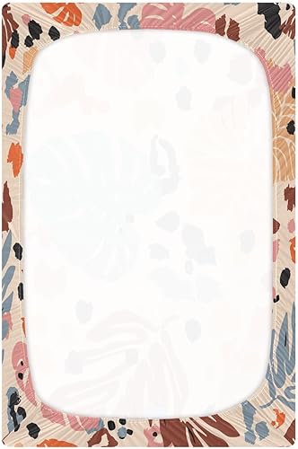 Miniatura 3 de Fitted Crib Sheet for Boys & Girls Leopard Palm Soft Breathable Unisex Baby Sheets for Standard Crib and Toddler Mattresses 39 x 27 in
