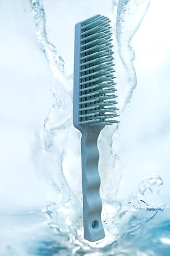 Miniatura 6 de Cepillo desenredante para el cabello, adultos y niños, rizado, textura natural negra, cabello liso, húmedo o seco, masaje sin dolor en el cuero