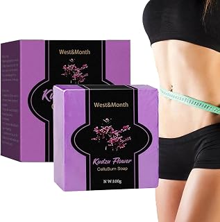 2PCS Japan Kudzu Flower CelluBurn Soap, Kudzu Flower CelluBurn Soap, Anti Cellulite Firming Soap, Japan Kudzu Flower Soap, Soap Flower, for All Skin Types