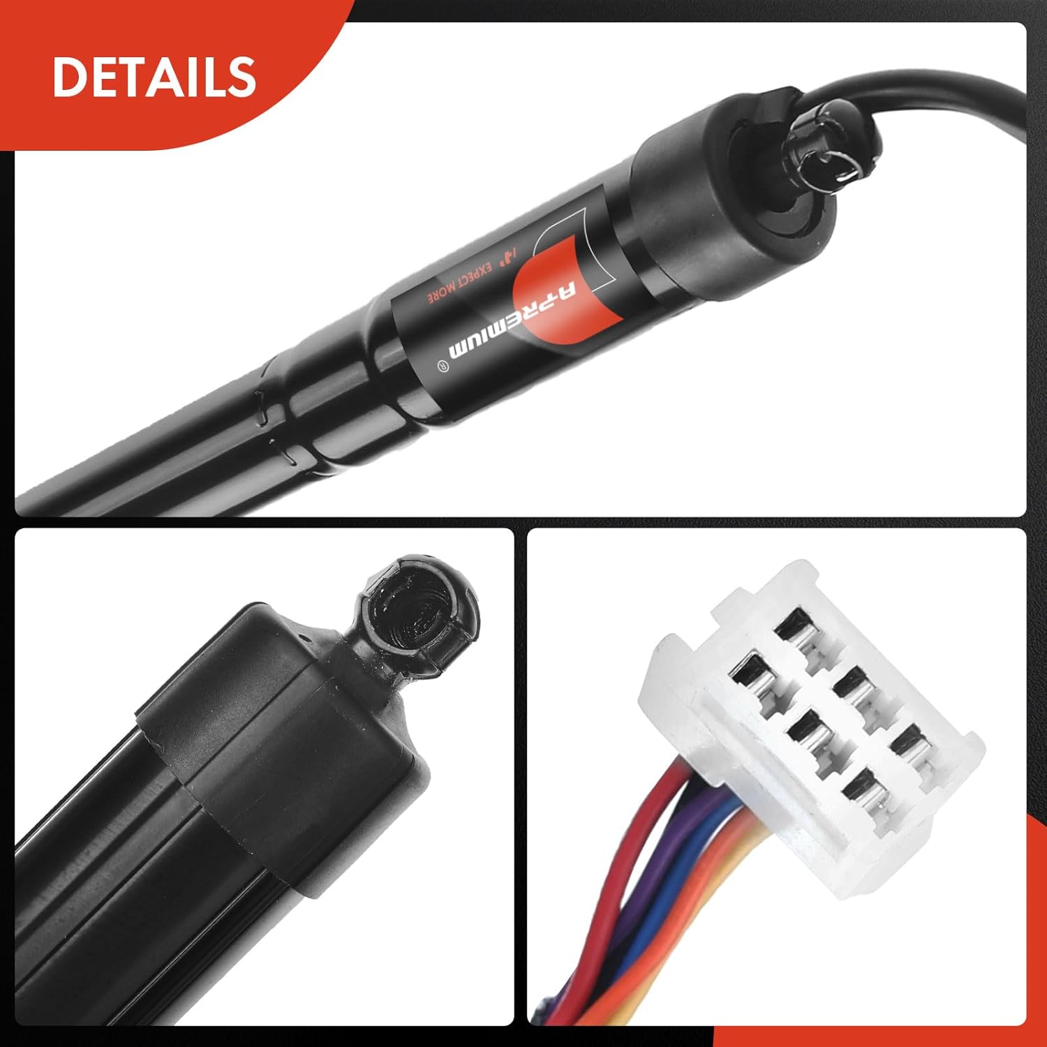 A-Premium Rear Right Power Hatch Lift Support Compatible with Toyota Highlander 2014-2019 Sport Utility Liftgate Actuator Without Audio System