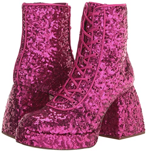 Circus Ny Women's Kia Fashion Boot Dk Punk Pink Sequin 8 Medium #TOP6