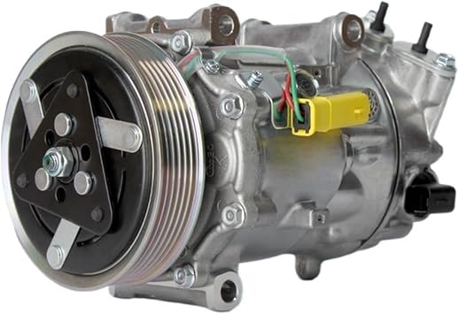 CONERY Air Conditioning Compressor, Compatible for Citroen, C3, Compatible for Peugeot, 301 207 9810349980 9808860080 9676011680 9806599380 9671216280