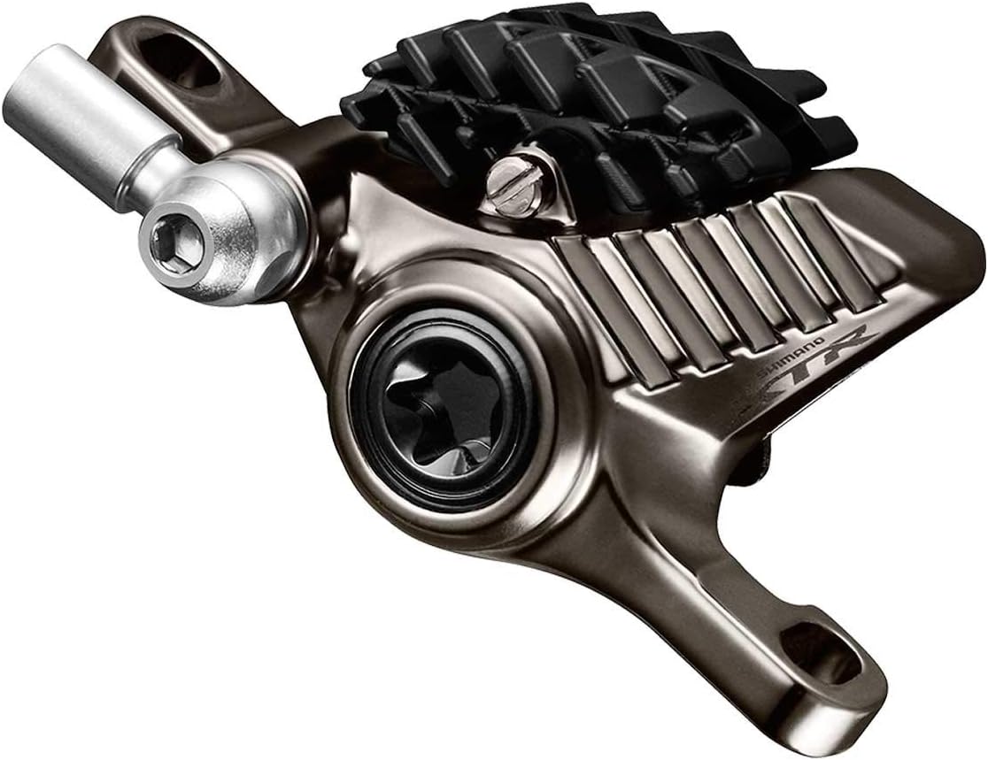 Shimano XTR BR-M9020 Hydraulic Disc Brake Caliper with Finned Metal Pads, Front or Rear