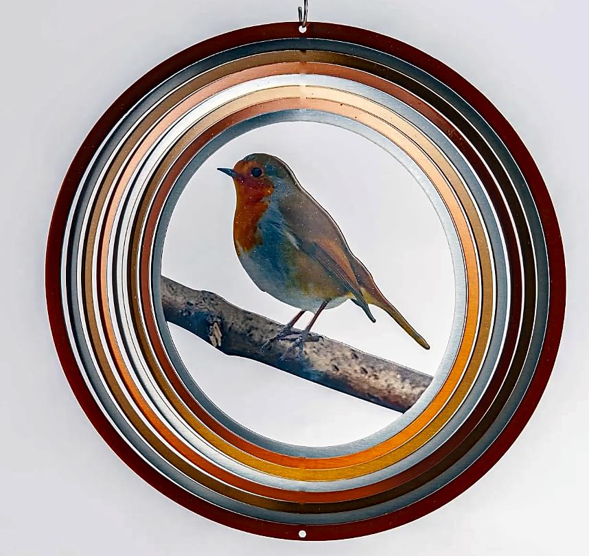 Robin stainless steel garden spinner 10"