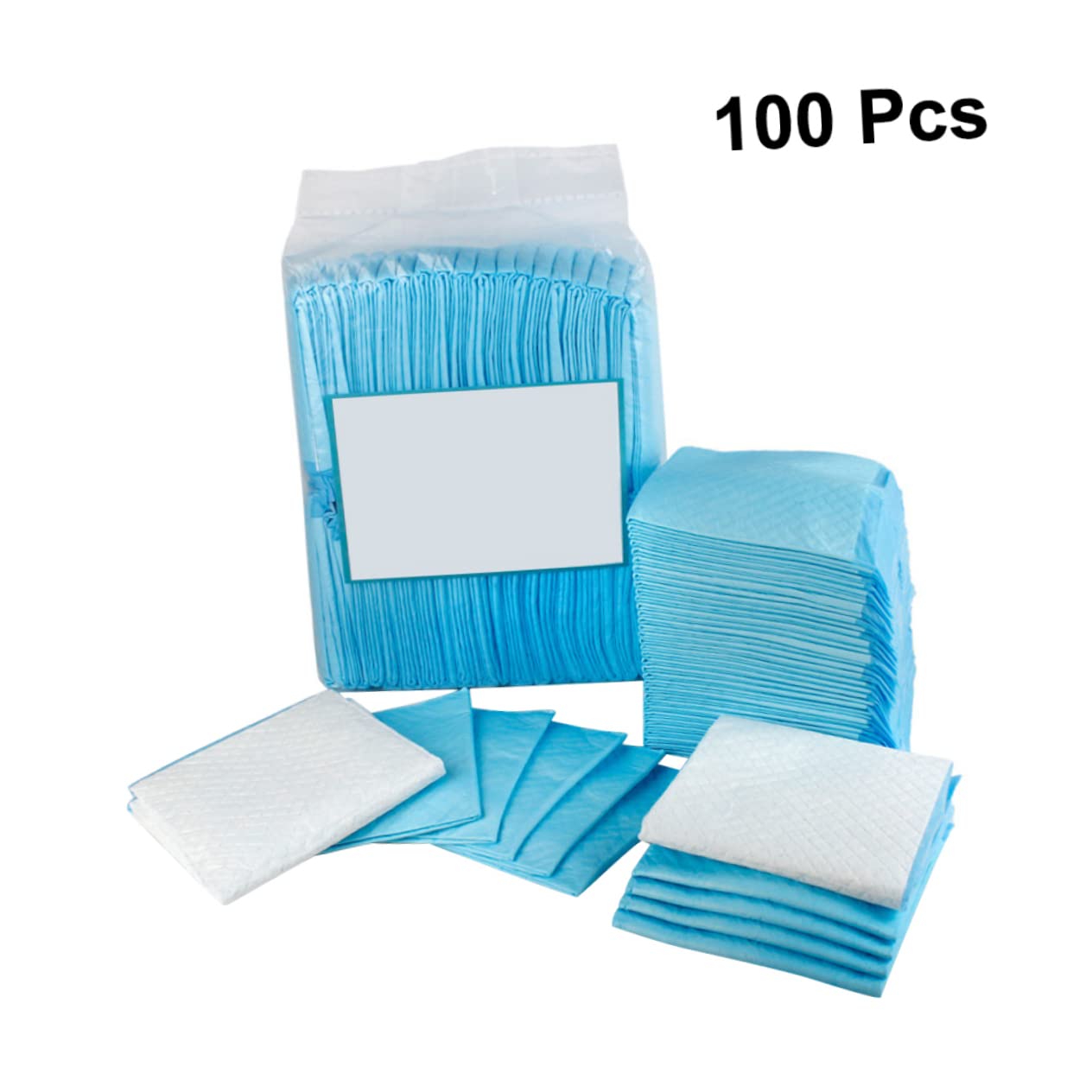 Hohopeti Almohadillas Desechables para Entrenamiento de Mascotas Absorbentes para Perros 100 Piezas 33Cm X 45Cm para Cachorros y Perros Mayores Alta Absorción Tapetes Higiénicos
