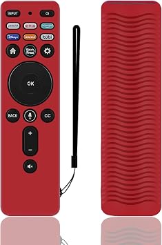 Remote Cover Compatible with Vizio Smart TV Remote, Shockproof Case for Vizio XRT260 Remote Controller, Lightweight Anti-Slip Skin-Friendly Silicone Skin Sleeve