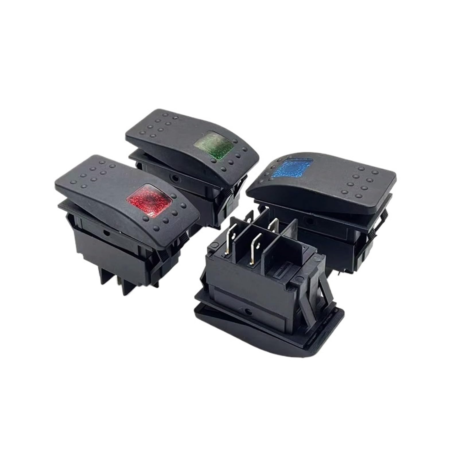 Interrupteur à bascule 12v24v rouge bouton de commande remorque yacht