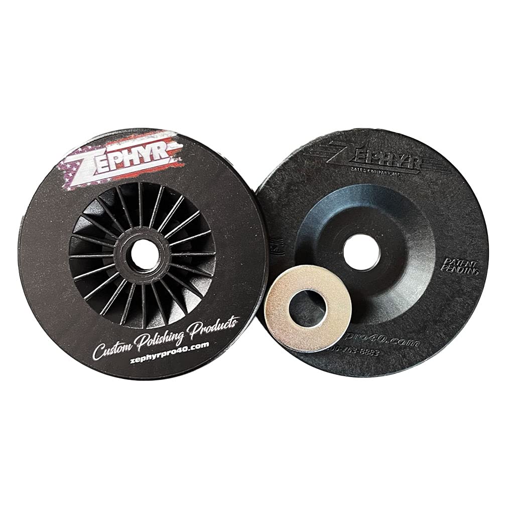 ZEPHYR CUSTOM POLISHING PRODUCTS SFPR58-4 Airway Buff Safety Flange Kit