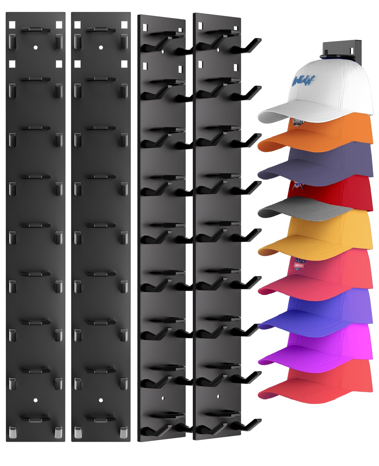 Eanyiikick 4 Pack Hat Organizer - clothing and closet storage | Mubboo