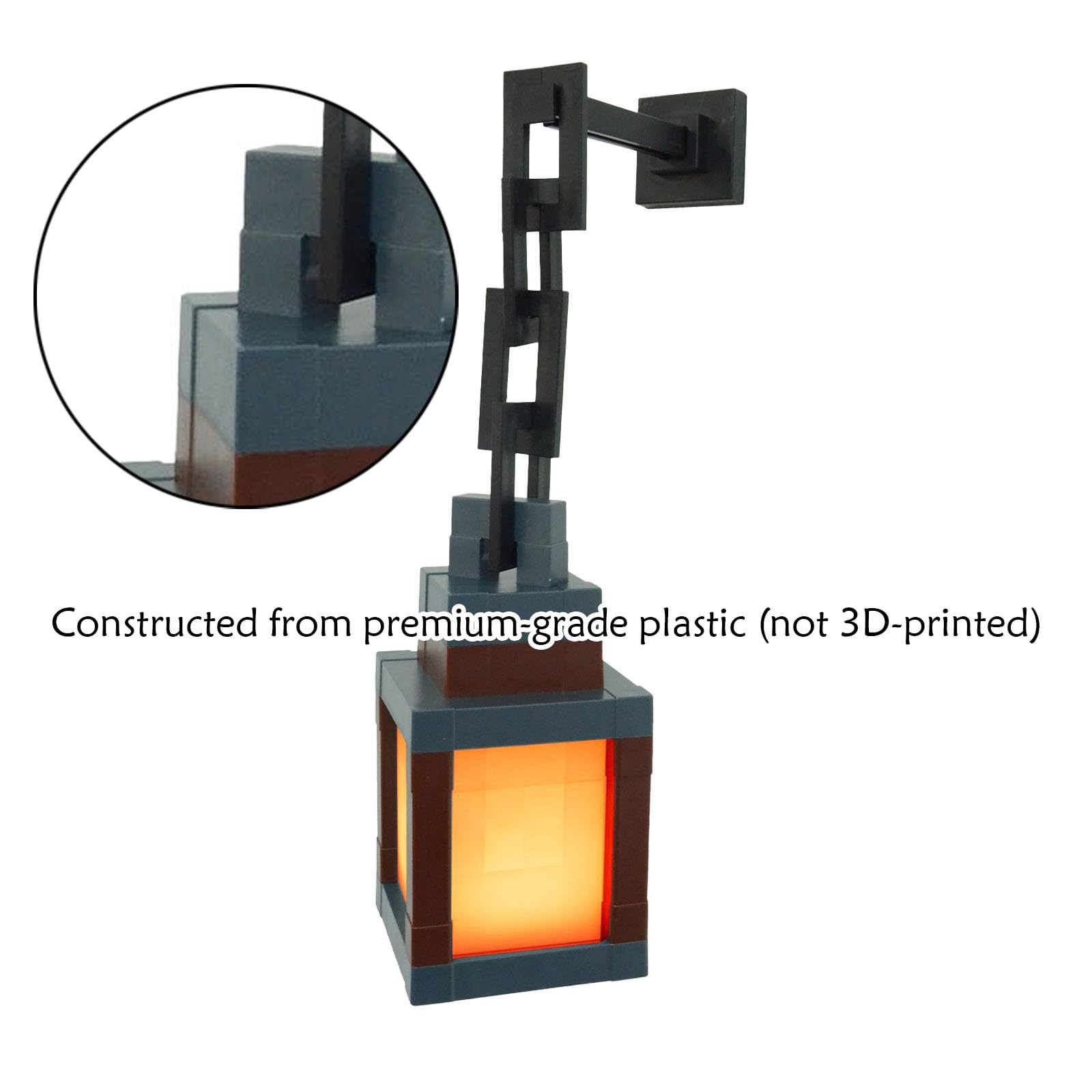 2-in-1 Hangable Handheld Carry Modes LED Pixelated Night Light Lantern 16-Color Mood Lamp with Remote Control Touch Switch — view 7