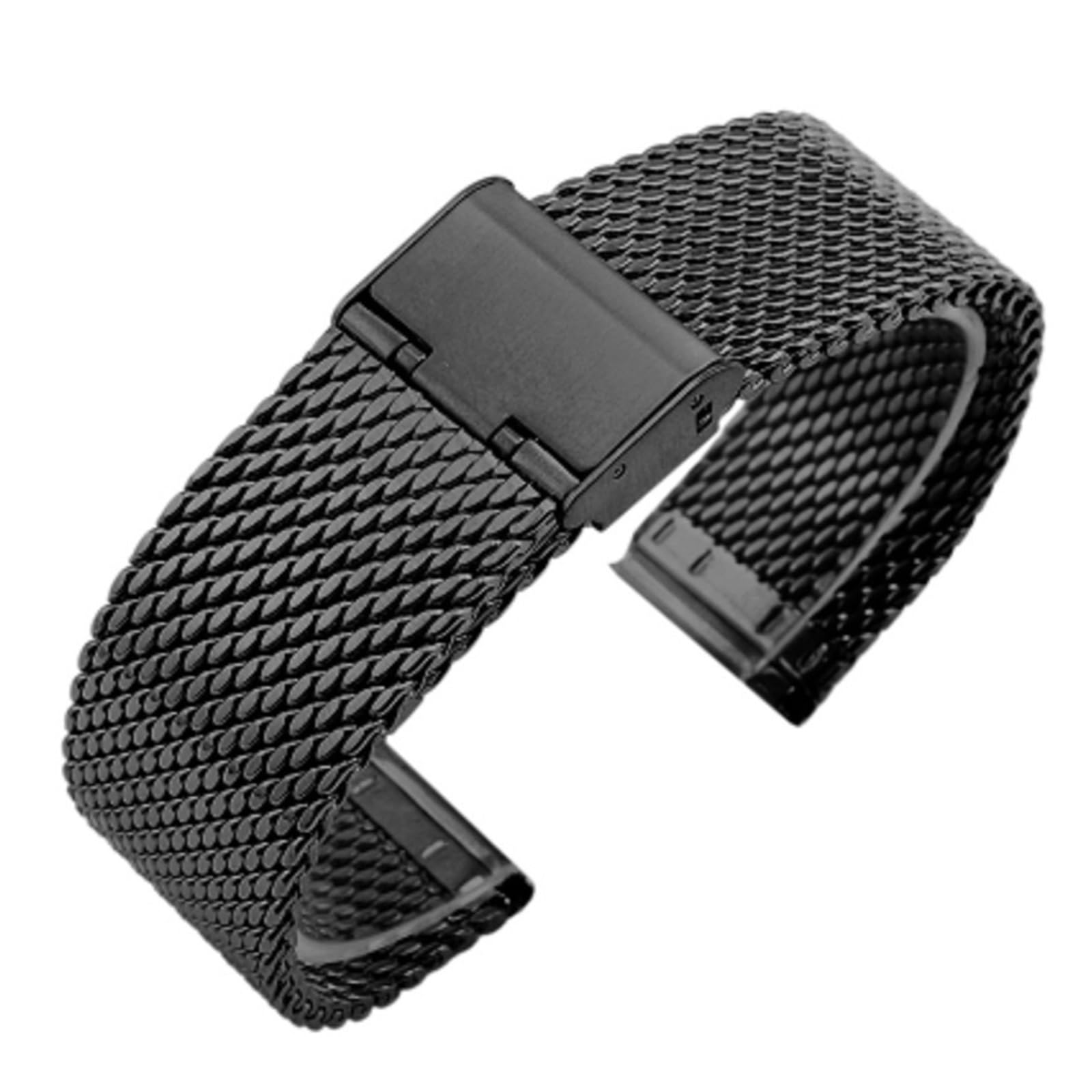CZKE Bracelet de montre milanais universel en maille d'acier inoxydable 18 mm, 20 mm, 22 mm, 24 mm