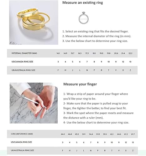 Miniatura 5 de Honsny 3PCS Gold Rings for Women Girls Dainty 14K Gold Stacking Stackable Rings Thin Gold Ring Set for Women Comfort Fit Size 5 to 10