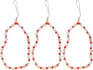 Staqlo 3 peças pingentes de telefone coloridos de cristal e acrílico - cordões de telefone com contas - presentes para ela, meninas, senhoras, mães, irmãs - acessórios elegantes para telefones celulares-caisj444, Acrílico Cristal, Cristal