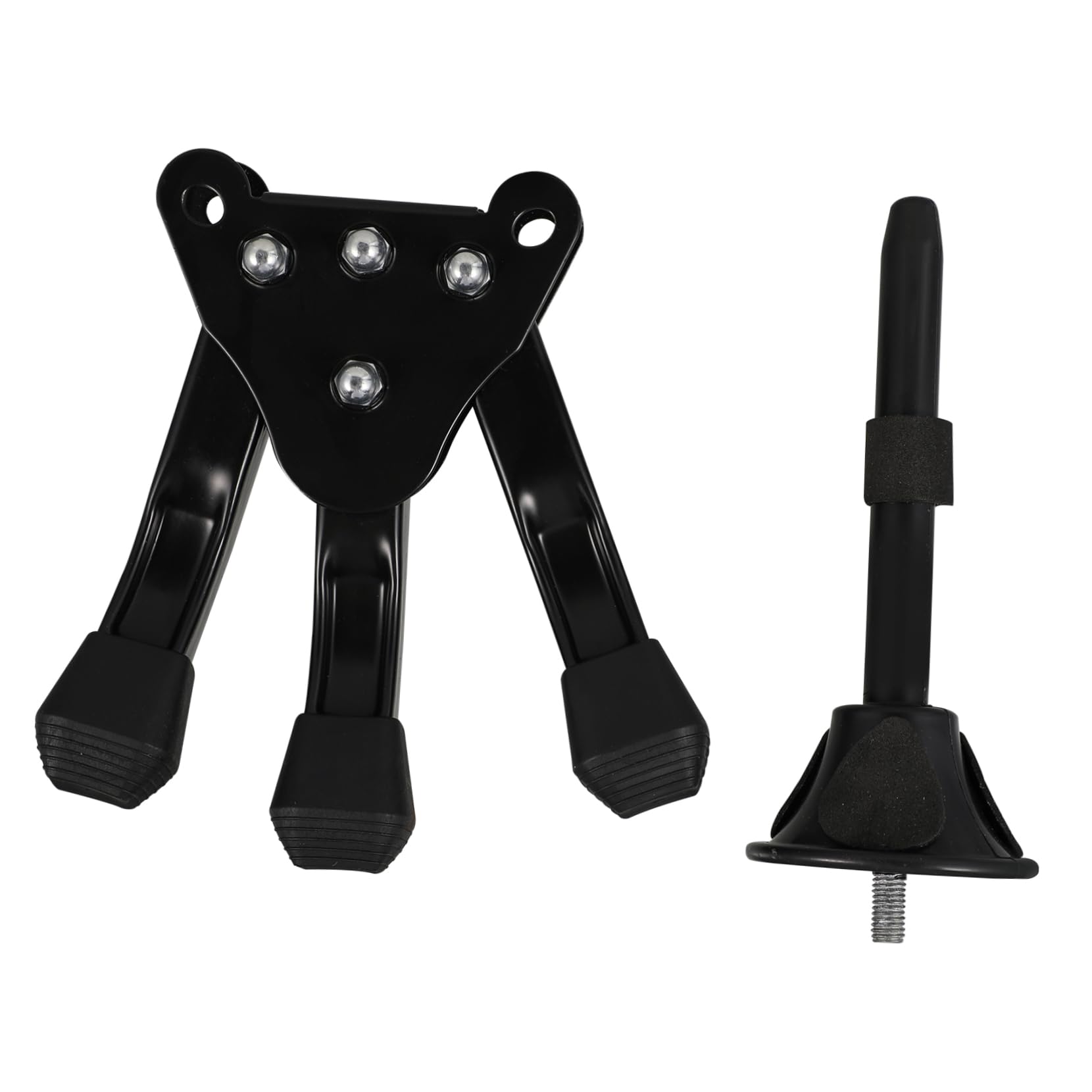 Levemolo Sturdy Clarinet Holder Flute Bracket Portable Design Tripod Stand Prevents Floor Damage for Musicians