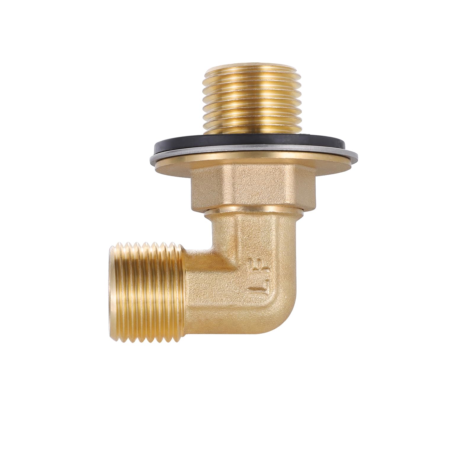 Kit de instalación de grifo de montaje en pared comercial, juego de montaje en muro para fregaderos de preparación de cocina comercial de acero inoxidable y fregaderos utilitarios, G1/2