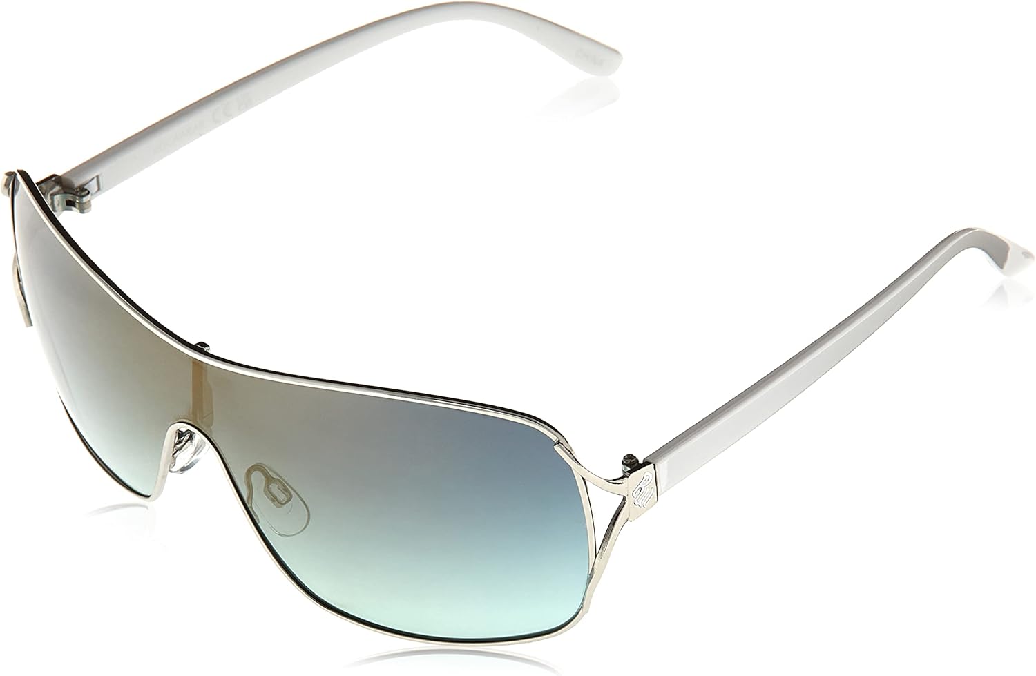 Rocawear Mens Semi-Rimless Rectangular Metal Sunglasses