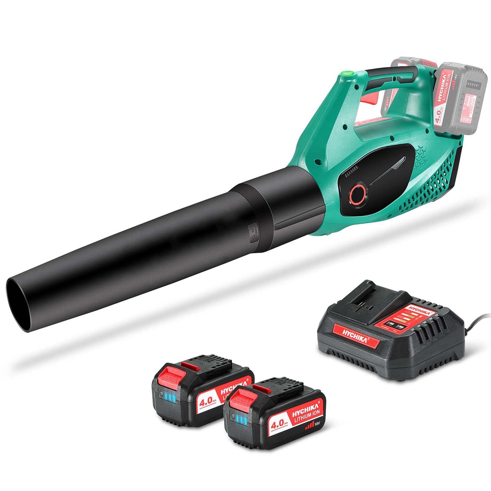 Souffleur Sans Fil à Batterie - Léger (0,6 Kg), Puissant, Vitesse Réglable Pour Feuilles, Poussière, Neige