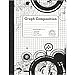 Black and White Patterned Graph Composition Notebook - Quad Ruled 4x4
