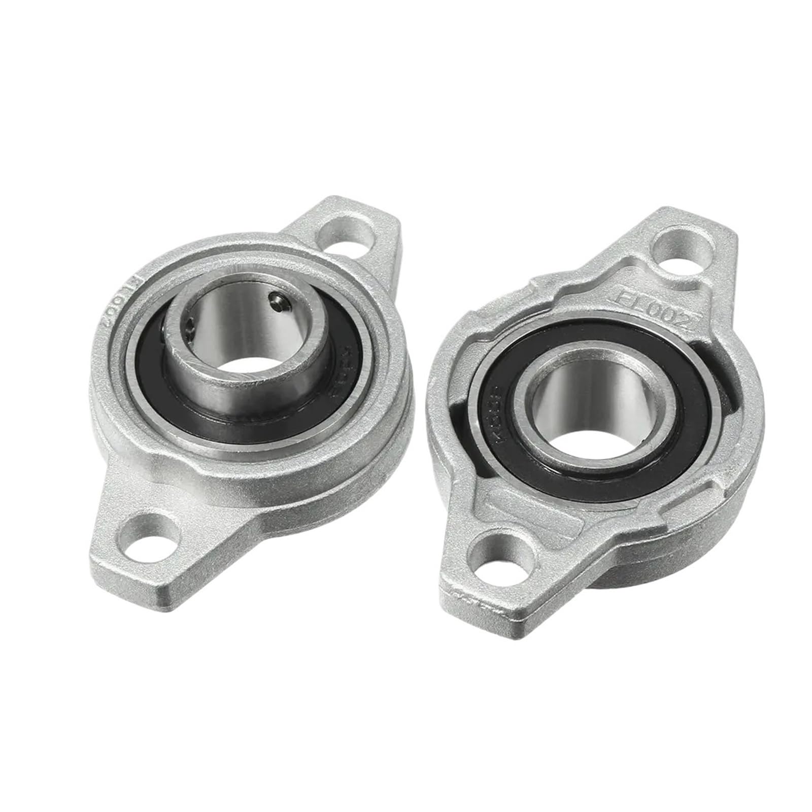 HHB18I 2/10Pcs KP002 KFL002 15mm Bore Zinc Alloy Inner Ball Mounted Pillow Block Insert Bearing KP002 KFL002 16MM(KFL002 15MM,10Pcs)