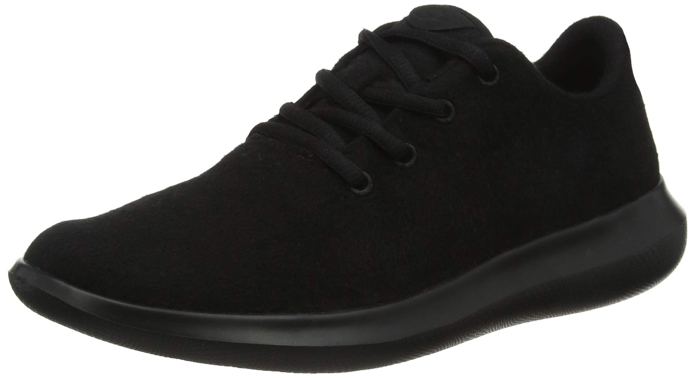 chung shi Women's Duflerino Wool Lace Sneaker, Schwarz, 41 EU